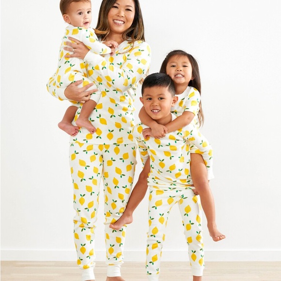 Hanna Andersson Lemon “Lemonade” Jogger Pants Pajamas XS Organic Cotton - Picture 5 of 5